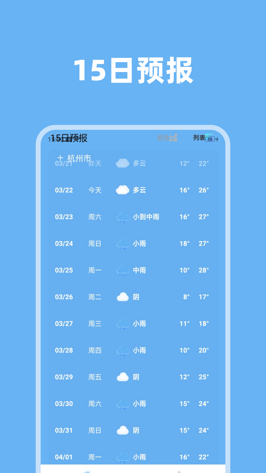 淑芳准时天气app图2