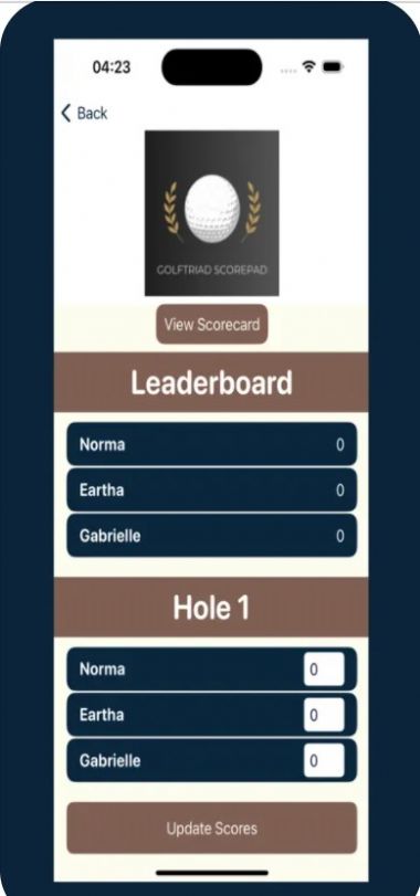 GolfTriad ScorePad记分app免费版图2: