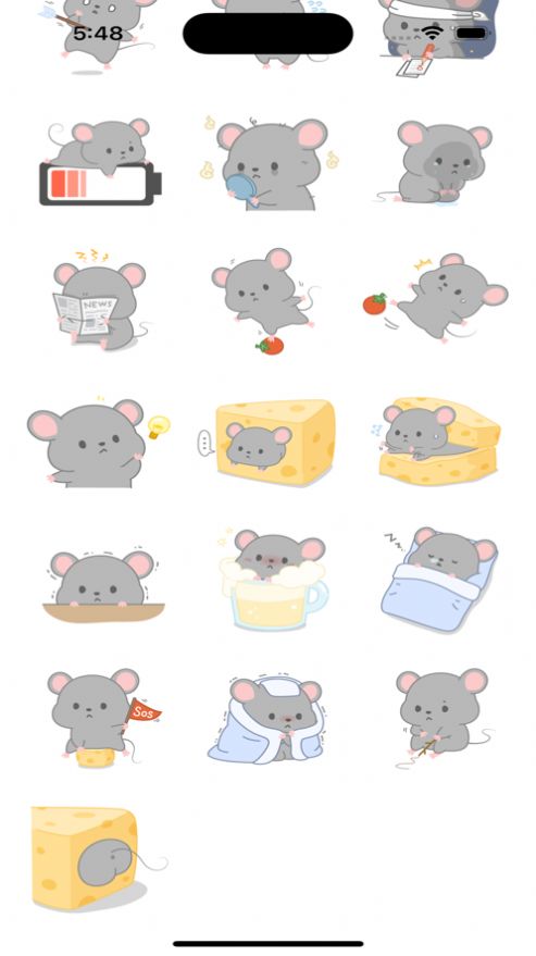 MouseyLifeMoments贴纸app最新版图3: